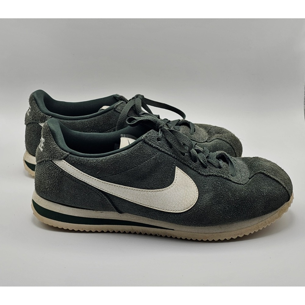 Nike Cortez Vintage Green Suede Leather Sneakers FZ3594-338 Mens Size 10.5